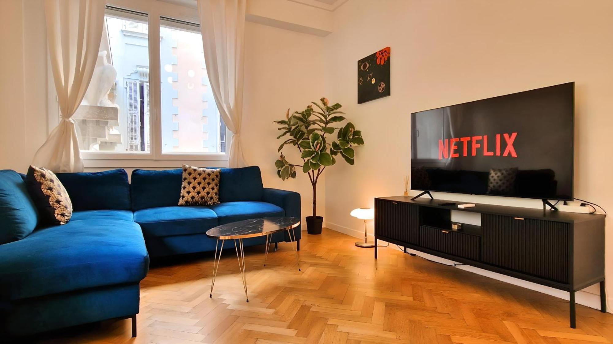 Jazzy Et Spacieux Appartement Prom Des Anglais 니스 외부 사진
